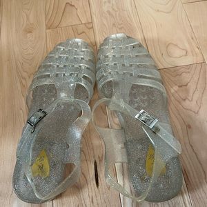 Glitter Jelly Sandal